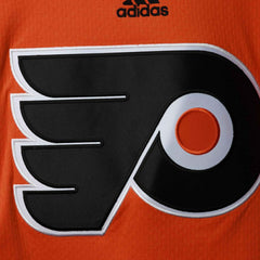 NHL Orange Philadelphia Flyers adidas Logo AEROREADY Pullover Sweater