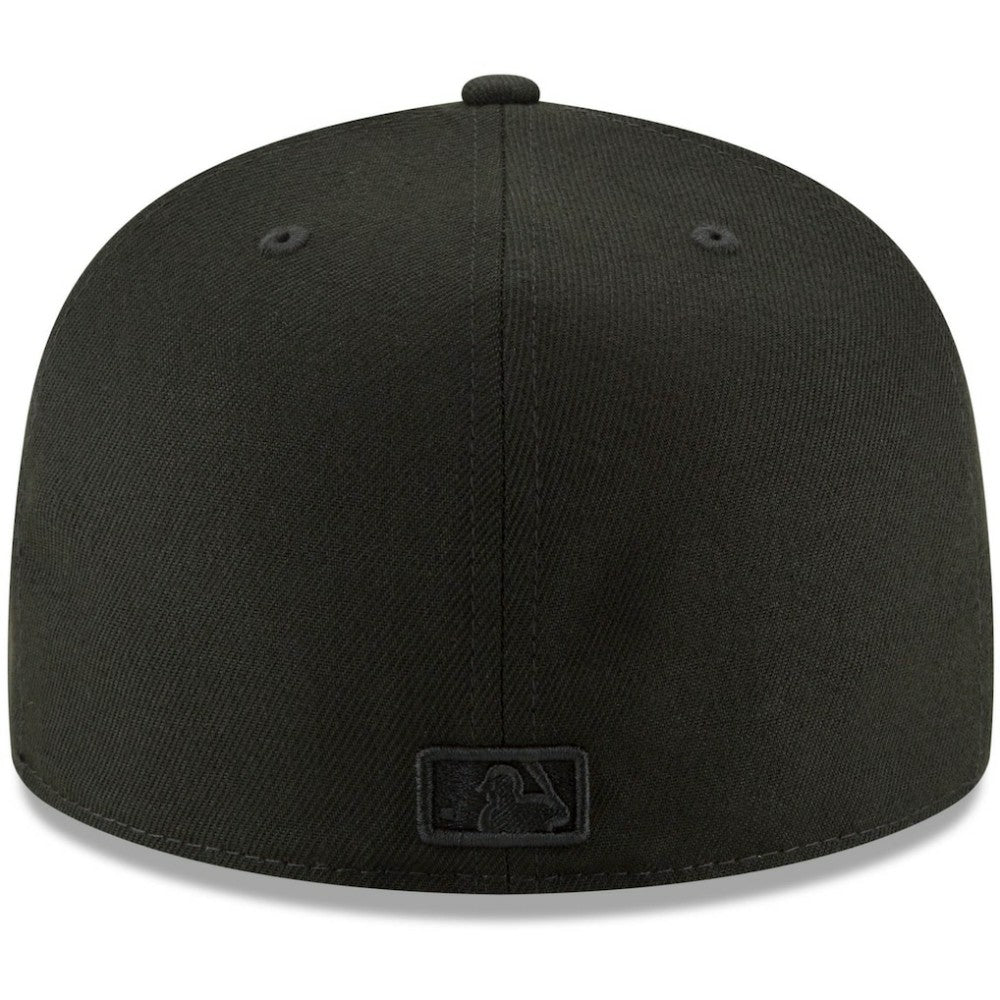 MLB St. Louis Cardinals New Era Black on Black 59FIFTY Fitted Hat
