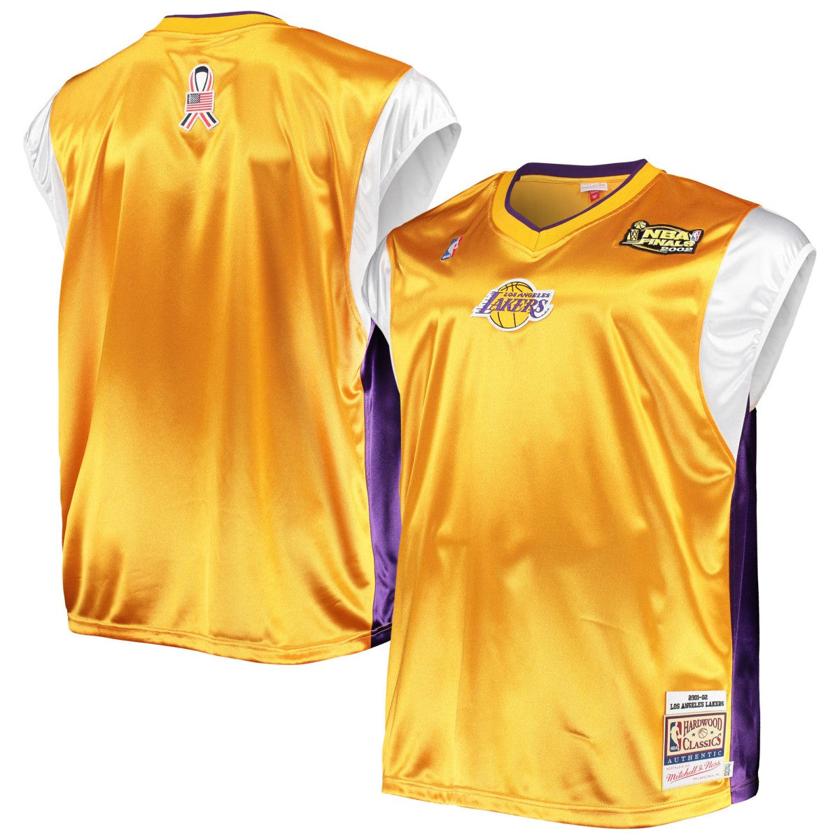 NBA Los Angeles Lakers Hardwood Classics Big & Tall On-Court Shooting V-Neck Shirt