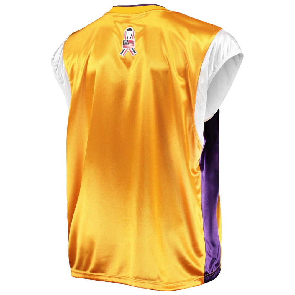NBA Los Angeles Lakers Hardwood Classics Big & Tall On-Court Shooting V-Neck Shirt