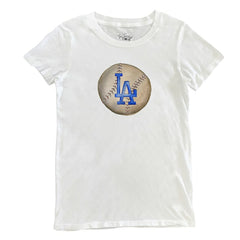 MLB Los Angeles Dodgers Tiny Turnip Women's Stitched Baseball T-Shirt
