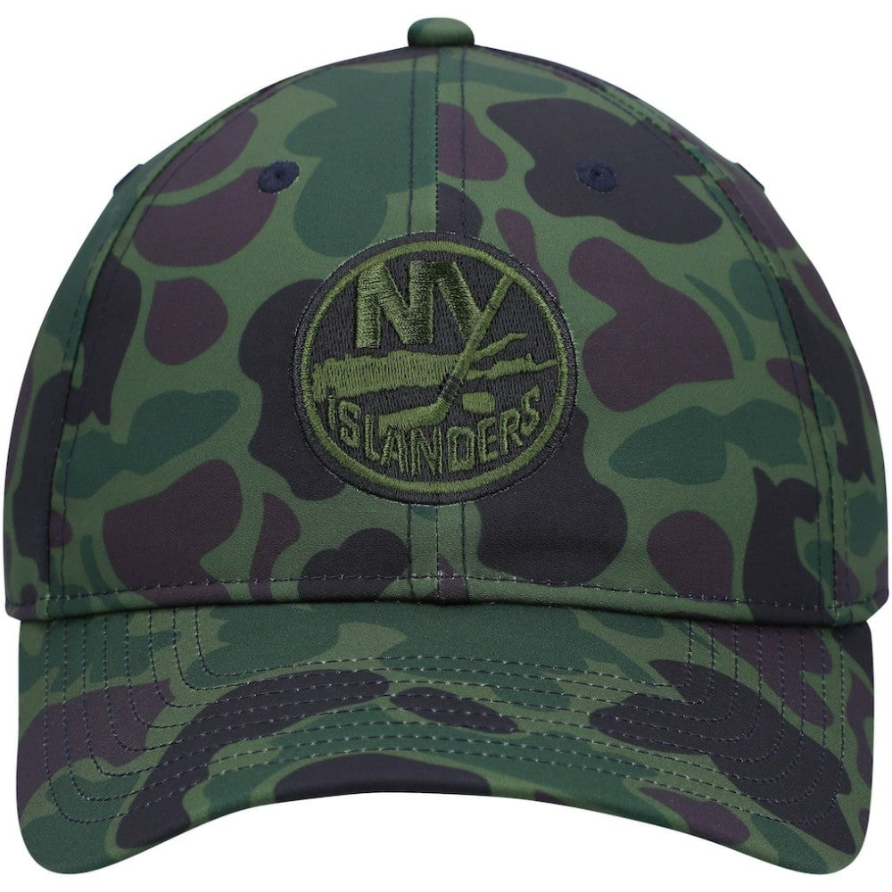 NHL Camo New York Islanders adidas Locker Room Slouch Adjustable Hat