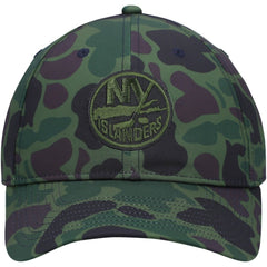 NHL Camo New York Islanders adidas Locker Room Slouch Adjustable Hat