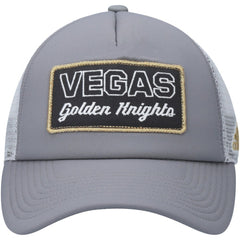 NHL Gray/White Vegas Golden Knights adidas Locker Room Foam Trucker Snapback Hat