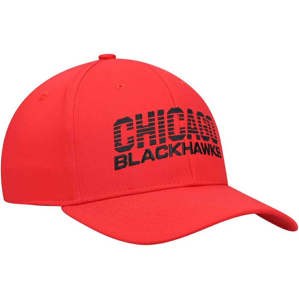 NHL Red Chicago Blackhawks adidas 2021 Locker Room AEROREADY Flex Hat