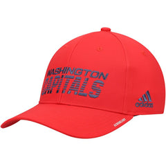 NHL Red Washington Capitals adidas 2021 Locker Room AEROREADY Flex Hat