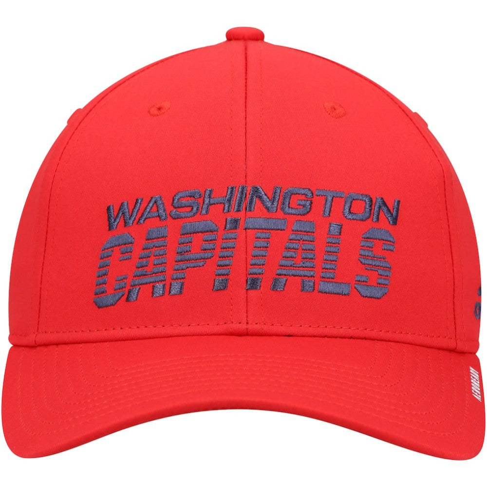 NHL Red Washington Capitals adidas 2021 Locker Room AEROREADY Flex Hat