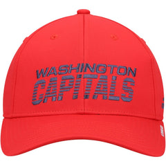 NHL Red Washington Capitals adidas 2021 Locker Room AEROREADY Flex Hat