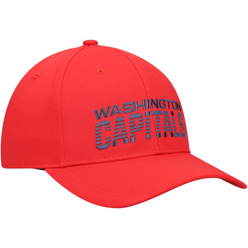 NHL Red Washington Capitals adidas 2021 Locker Room AEROREADY Flex Hat