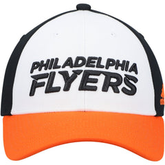 NHL White Philadelphia Flyers adidas Locker Room Adjustable Hat