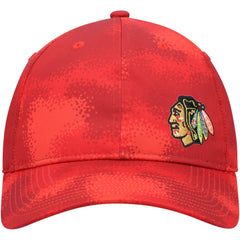 NHL Red Chicago Blackhawks adidas Women's Camo Slouch Adjustable Hat
