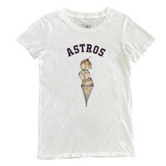 MLB Houston Astros Tiny Turnip Women's Triple Scoop T-Shirt