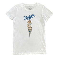 MLB Los Angeles Dodgers Tiny Turnip Women's Triple Scoop T-Shirt