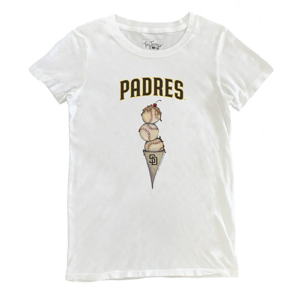 MLB San Diego Padres Tiny Turnip Women's Triple Scoop T-Shirt