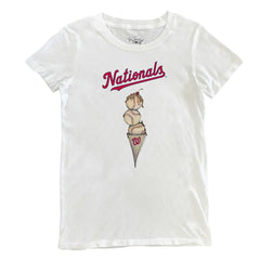 MLB Washington Nationals Tiny Turnip Women's Triple Scoop T-Shirt