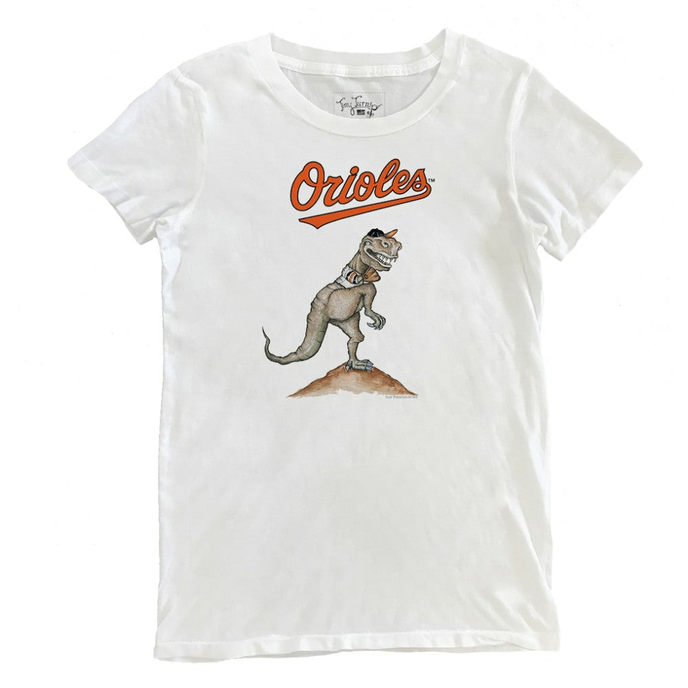 MLB Baltimore Orioles Tiny Turnip Women's TT Rex T-Shirt