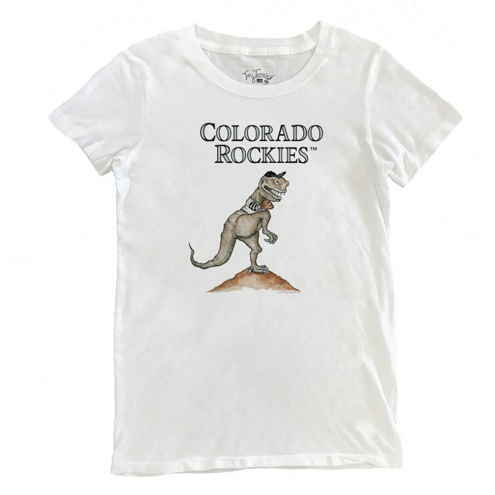MLB Colorado Rockies Tiny Turnip Women's TT Rex T-Shirt