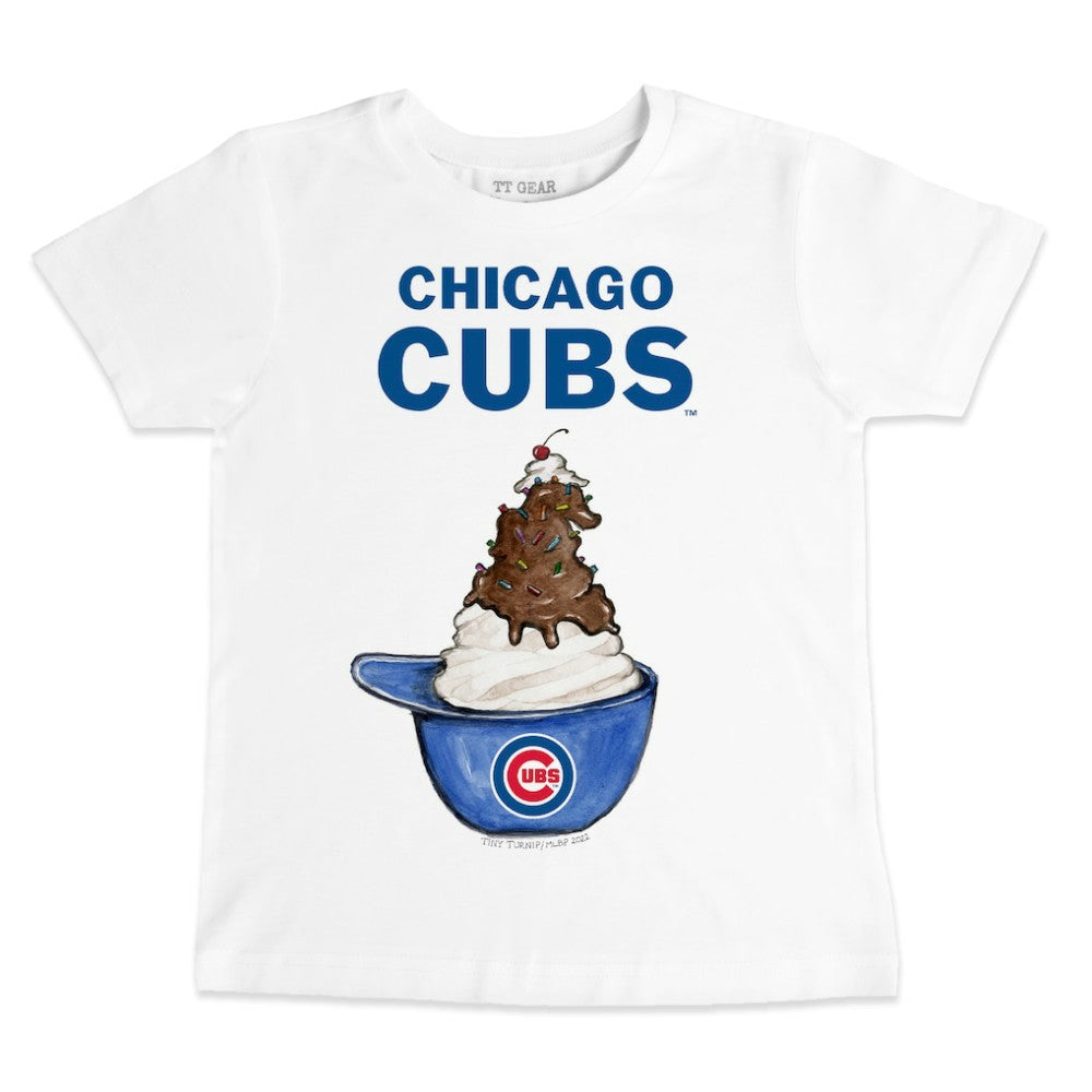 MLB Chicago Cubs Tiny Turnip Youth Sundae Helmet T-Shirt