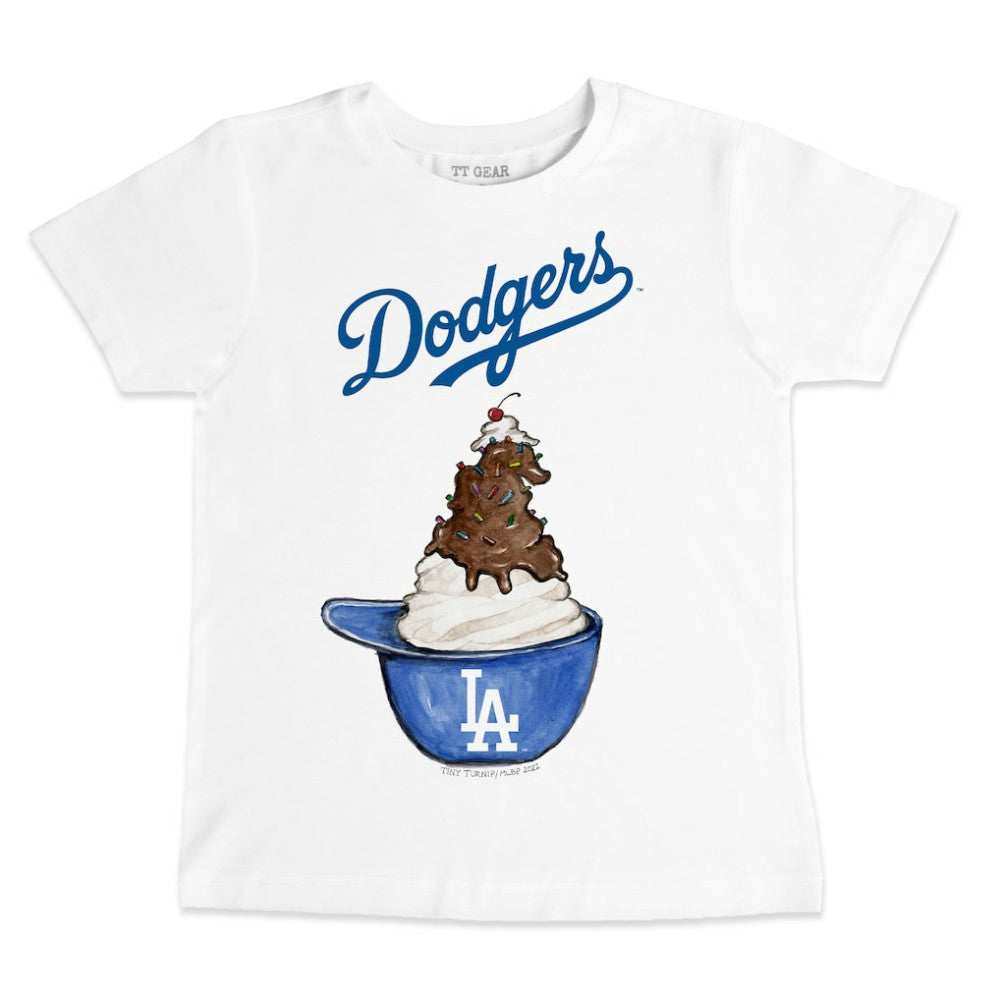 MLB Los Angeles Dodgers Tiny Turnip Youth Sundae Helmet T-Shirt