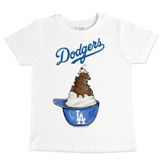 MLB Los Angeles Dodgers Tiny Turnip Youth Sundae Helmet T-Shirt