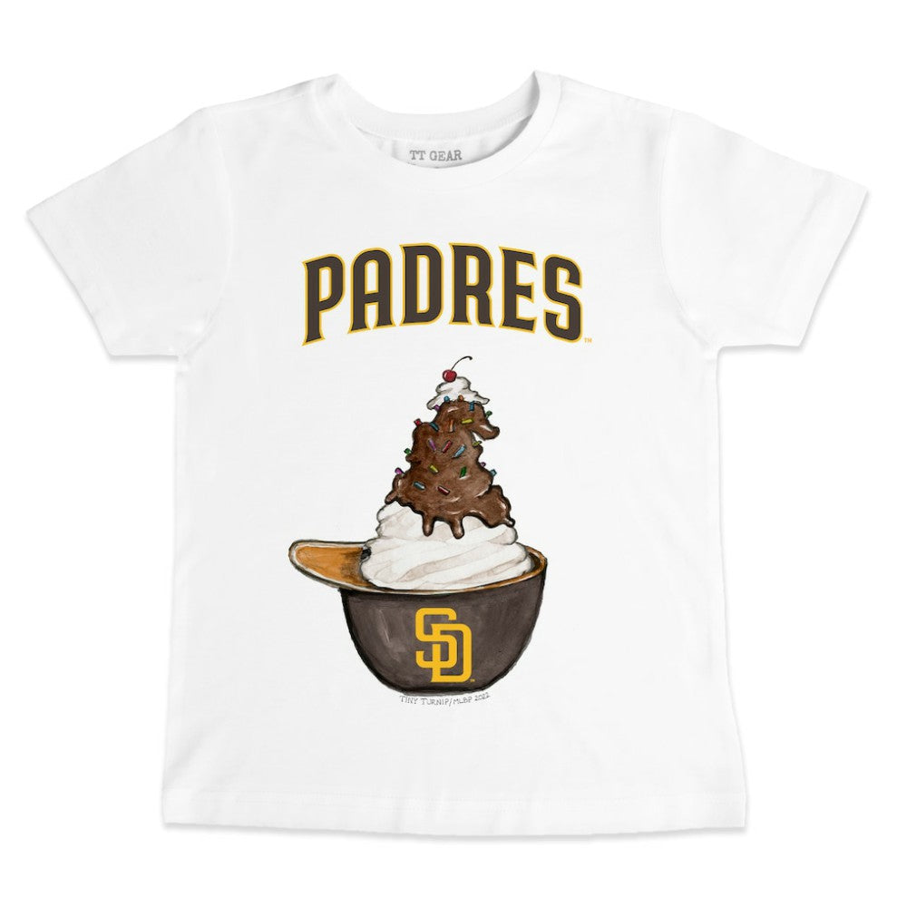 MLB San Diego Padres Tiny Turnip Youth Sundae Helmet T-Shirt