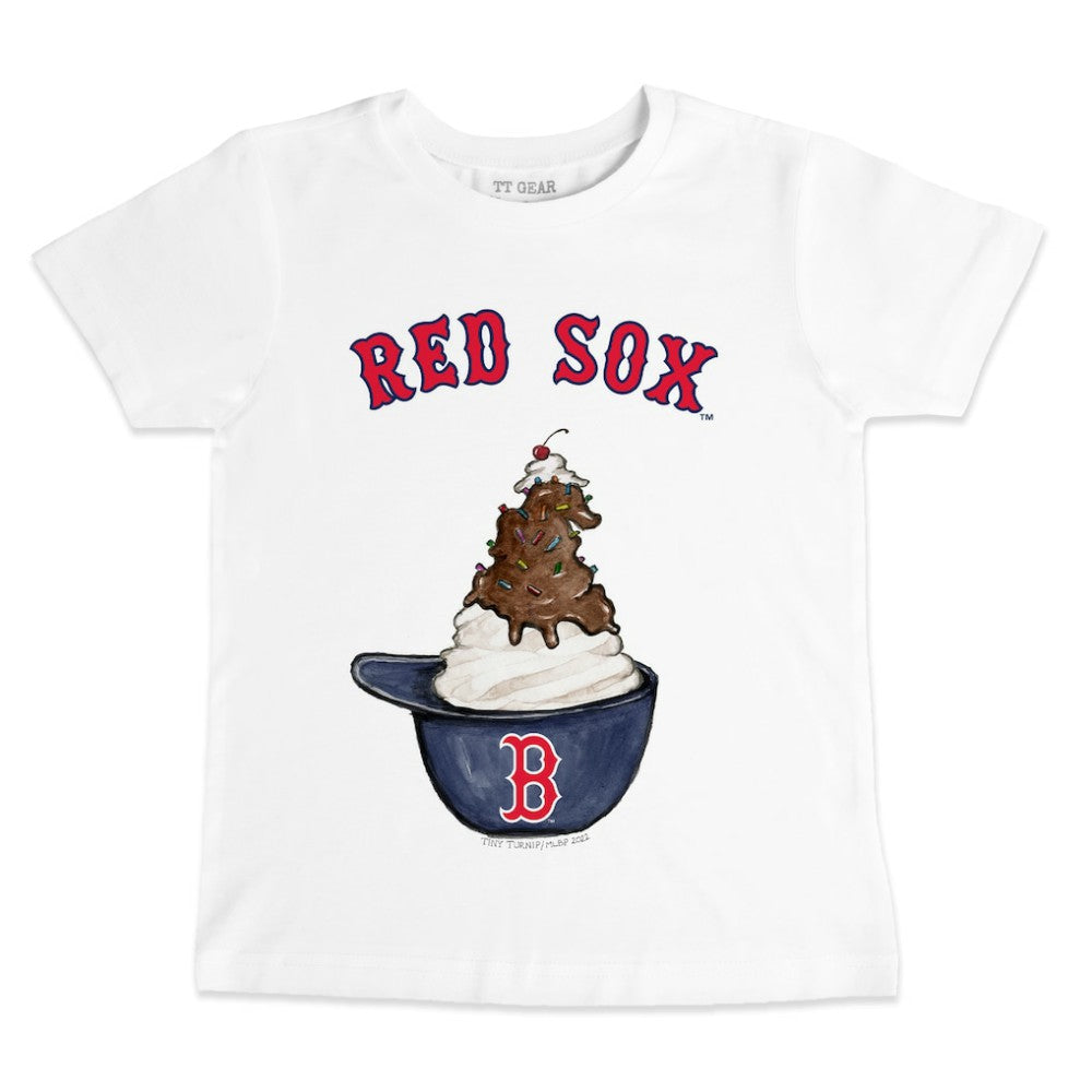 MLB Boston Red Sox Tiny Turnip Youth Sundae Helmet T-Shirt