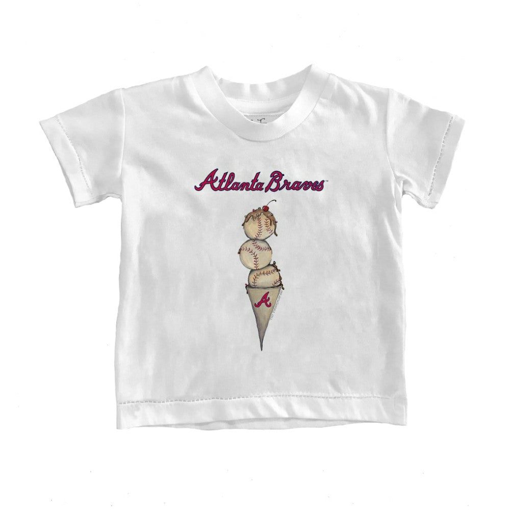 MLB Atlanta Braves Tiny Turnip Youth Triple Scoop T-Shirt