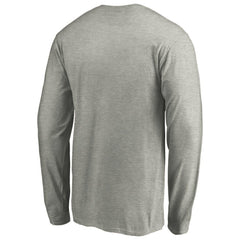 NHL Heather Gray Boston Bruins Primary Logo Long Sleeve T-Shirt