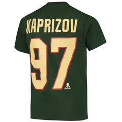 NHL Green Kirill Kaprizov Minnesota Wild Youth Player Name & Number T-Shirt