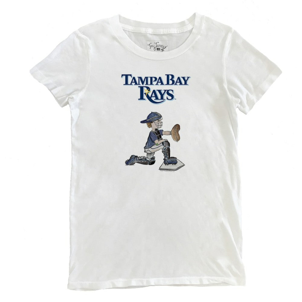 MLB Tampa Bay Rays Tiny Turnip Women's Caleb the Catcher T-Shirt