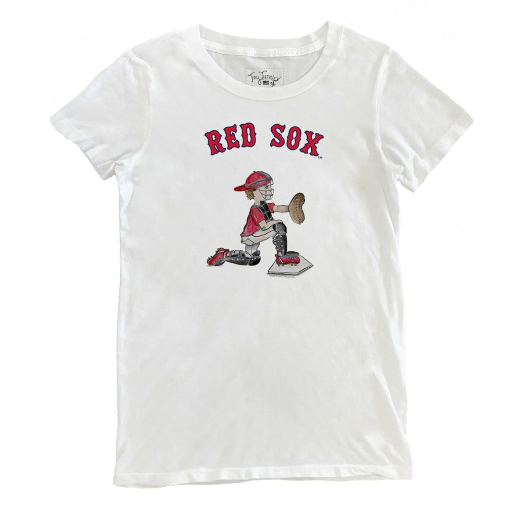MLB Boston Red Sox Tiny Turnip Women's Caleb the Catcher T-Shirt