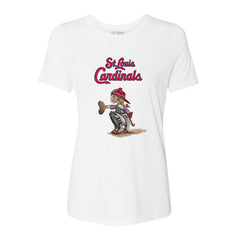 MLB St. Louis Cardinals Tiny Turnip Women's Kate the Catcher T-Shirt