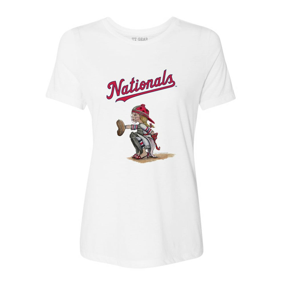 MLB Washington Nationals Tiny Turnip Women's Kate the Catcher T-Shirt