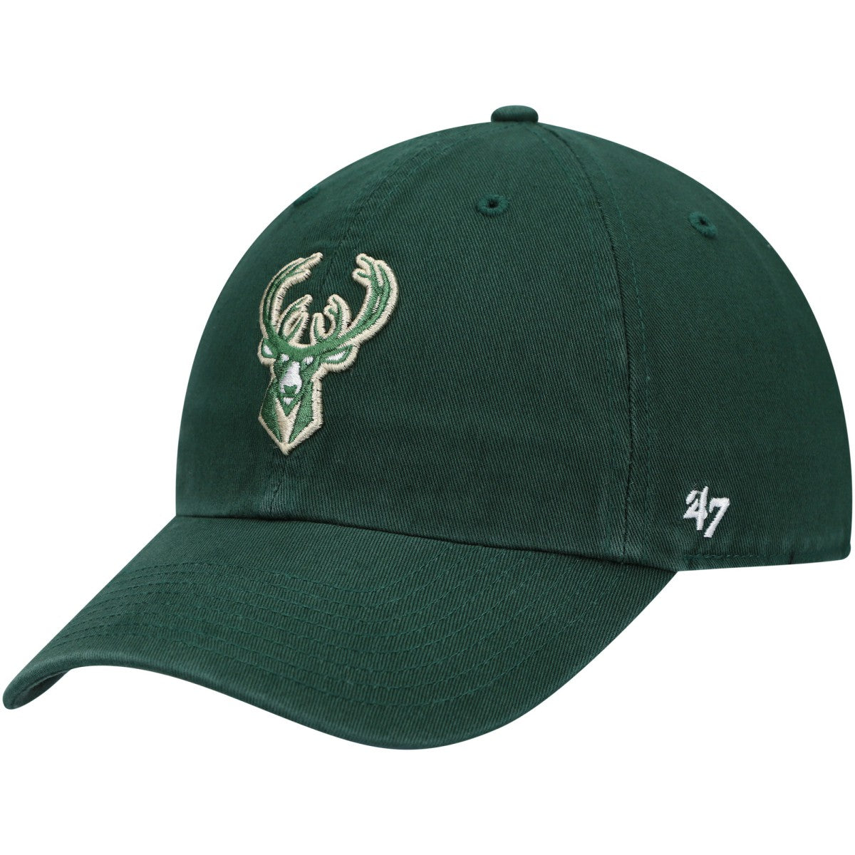 NBA Milwaukee Bucks '47 Core Logo Clean Up Adjustable Hat
