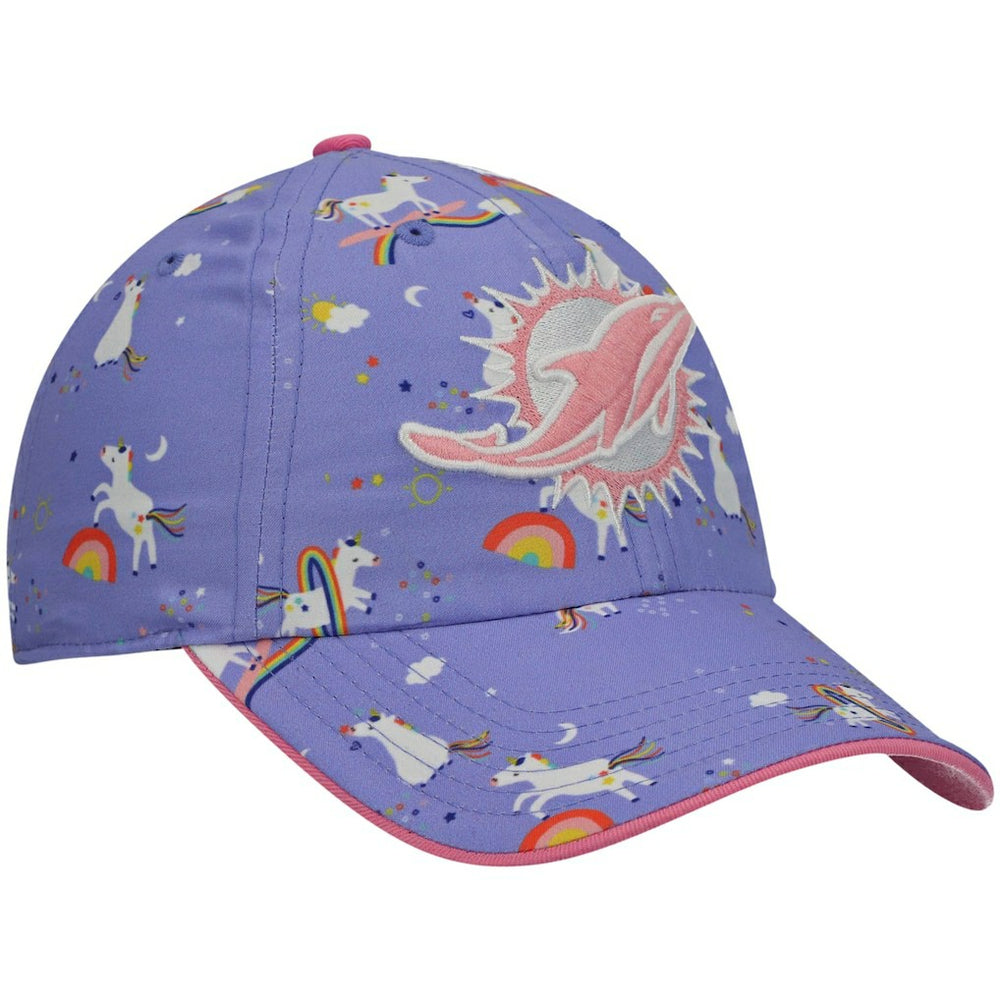 '47 Girls Preschool Unicorn Clean Up Adjustable Hat - Miami Dolphins