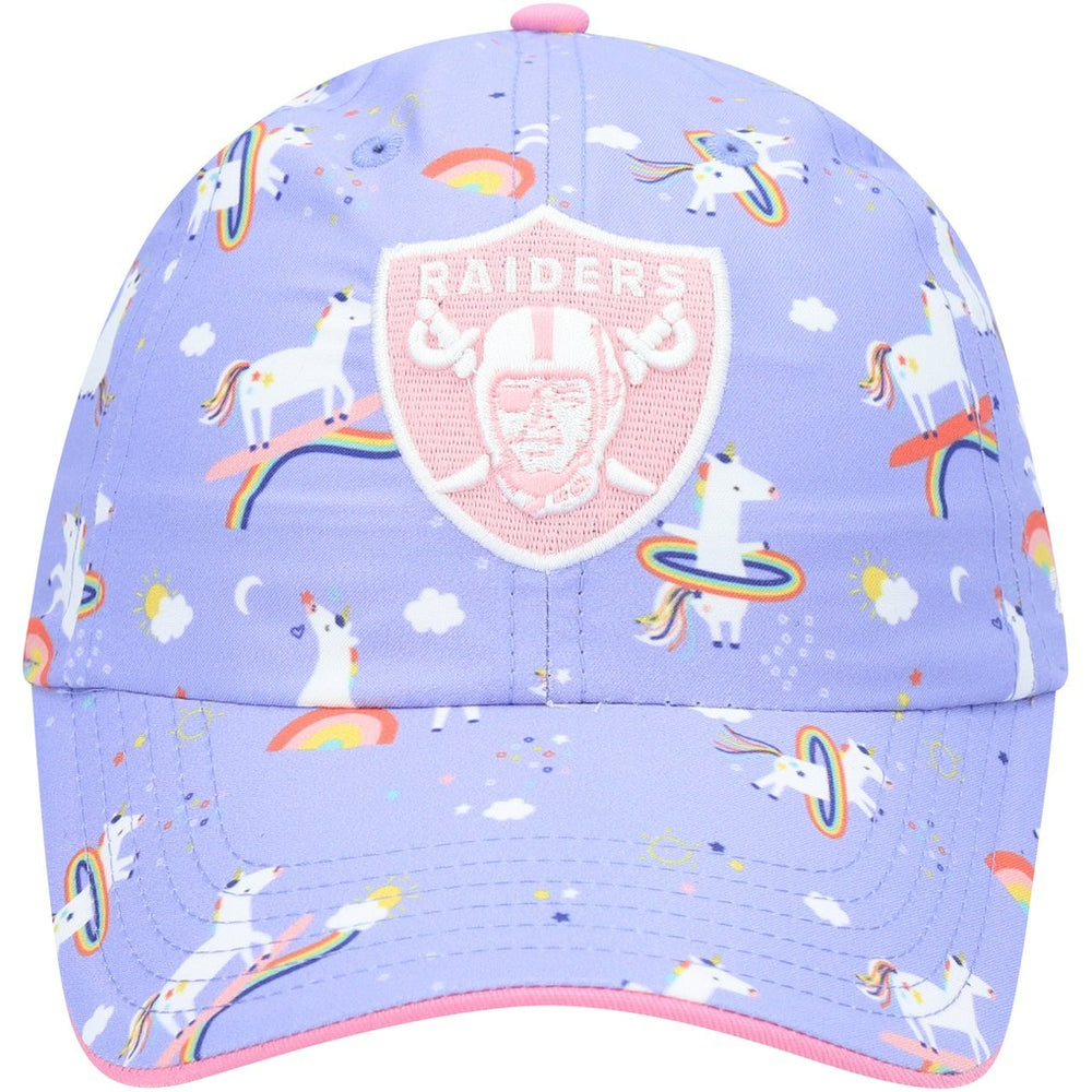 '47 Girls Preschool Unicorn Clean Up Adjustable Hat - Las Vegas Raiders