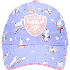 '47 Girls Preschool Unicorn Clean Up Adjustable Hat - Las Vegas Raiders