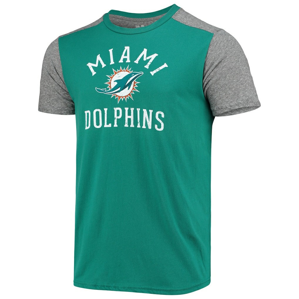 Majestic Threads Field Goal Slub T-Shirt - Miami Dolphins