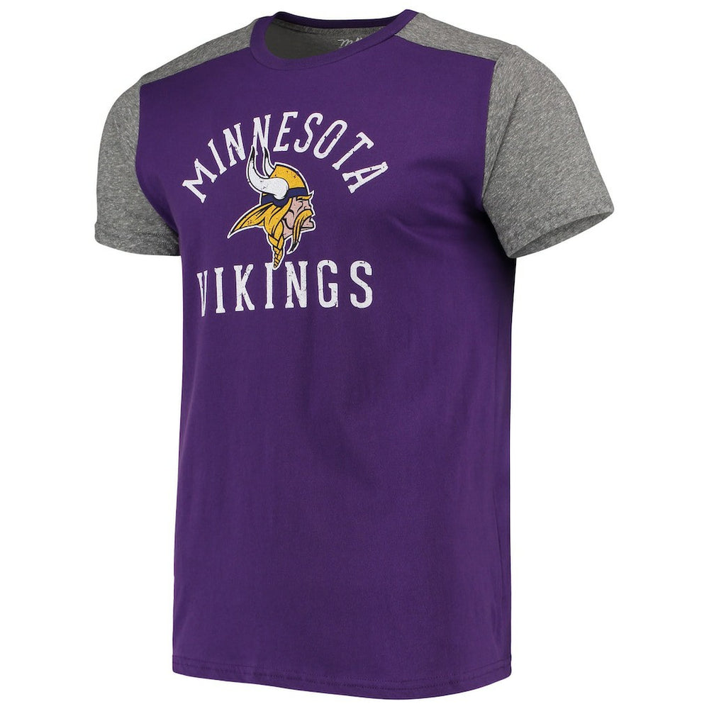 Majestic Threads Field Goal Slub T-Shirt - Minnesota Vikings