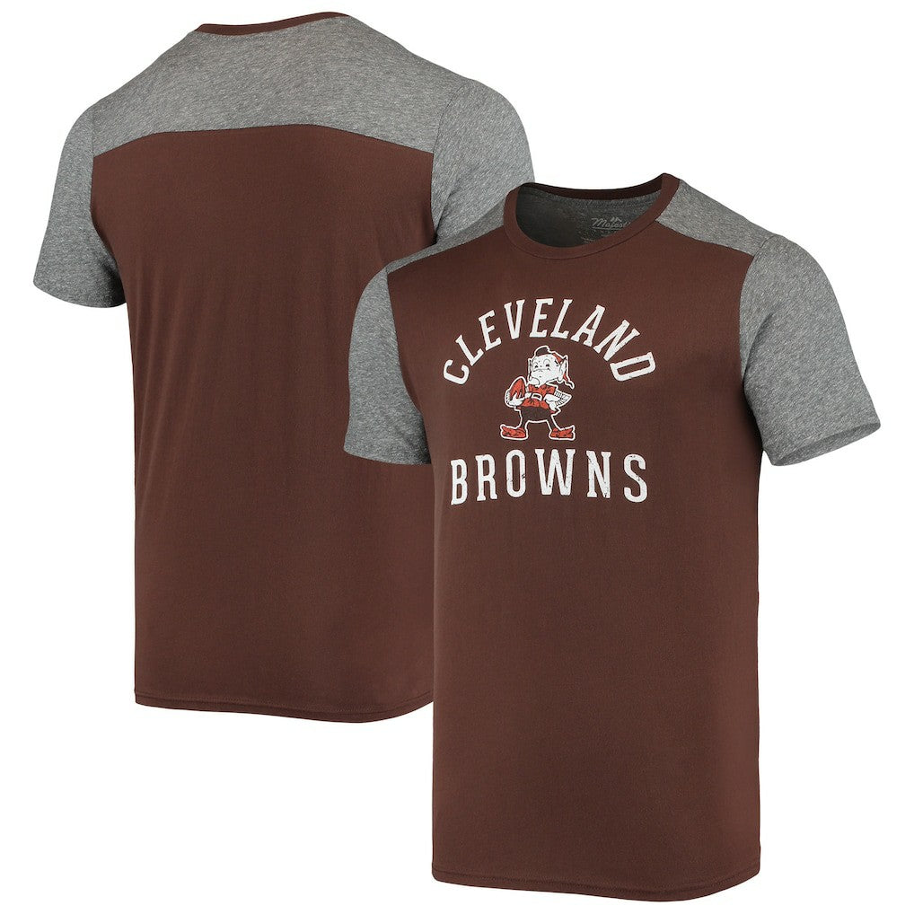 Majestic Threads Brownie The Elf Gridiron Classics Field Goal Slub T-Shirt - Cleveland Browns