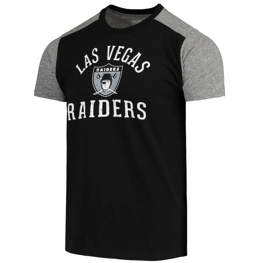Majestic Threads Gridiron Classics Field Goal Slub T-Shirt - Las Vegas Raiders