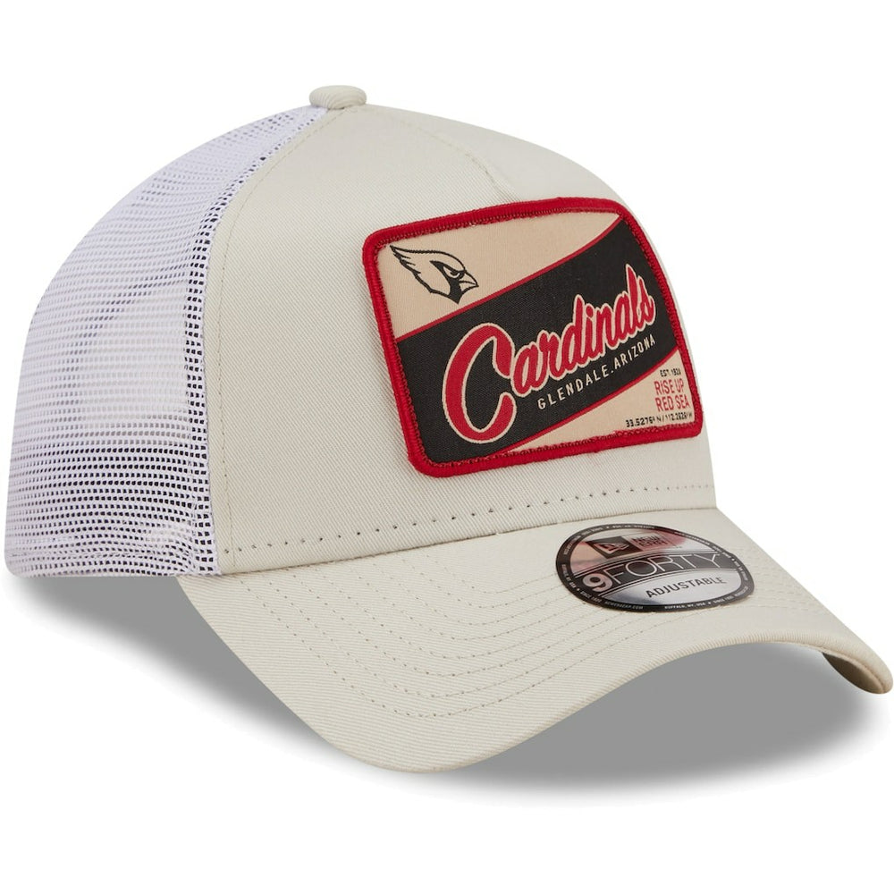 Happy Camper A-Frame Trucker 9FORTY Snapback Hat - Arizona Cardinals