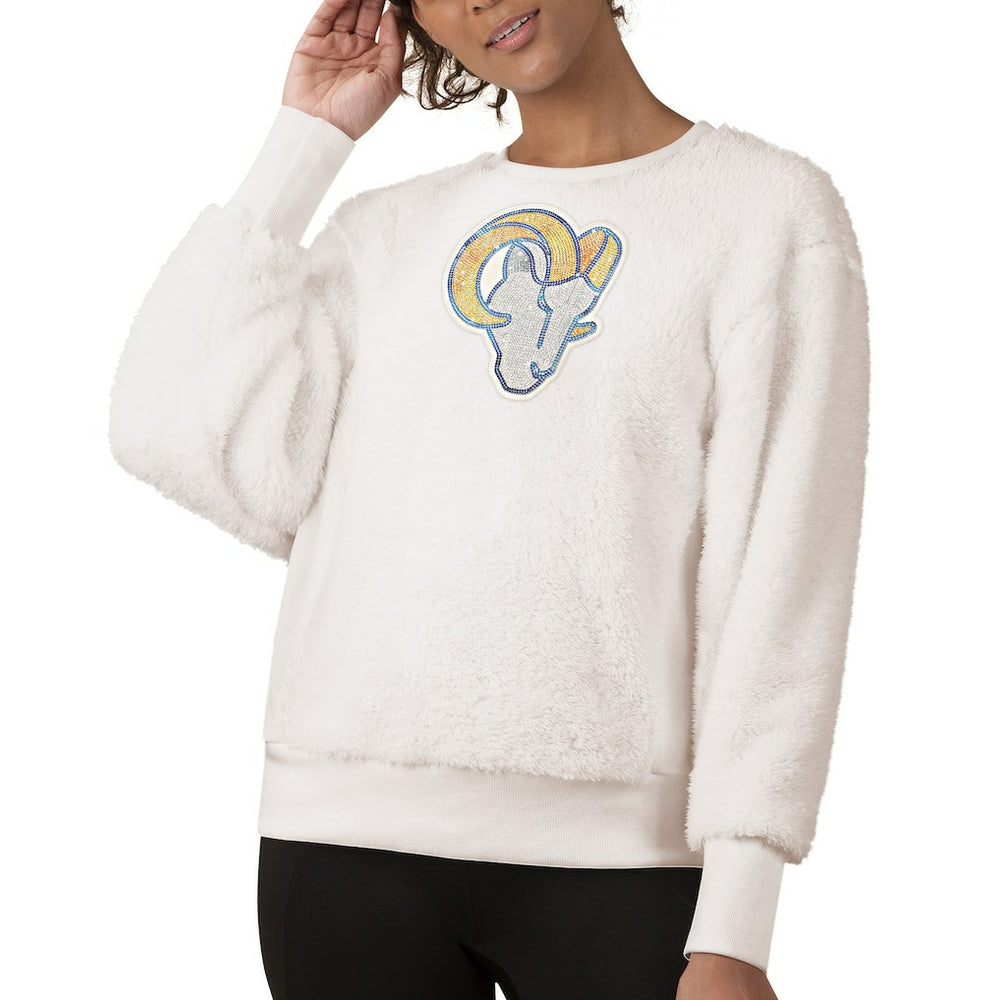 Touch Women's Milestone Tracker Pullover Sweatshirt - Los Angeles Rams