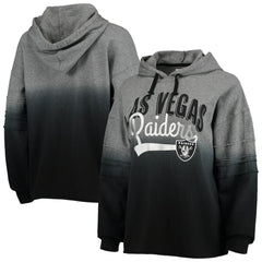 Touch Women's Superstar Dip-Dye Pullover Hoodie - Las Vegas Raiders