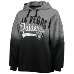 Touch Women's Superstar Dip-Dye Pullover Hoodie - Las Vegas Raiders