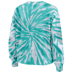 NHL Light Blue Seattle Kraken WEAR by Erin Andrews Women's Tie-Dye Long Sleeve T-Shirt