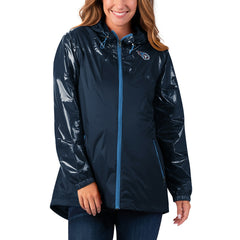 G-III 4Her by Carl Banks Women's Double-Coverage Full-Zip Hoodie Jacket - Tennessee Titans