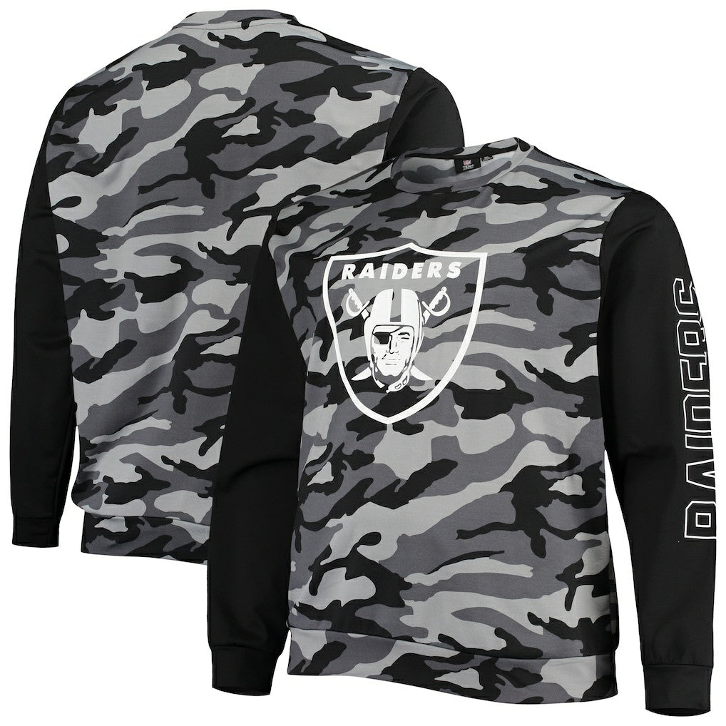 FOCO Camo Long Sleeve T-Shirt - Las Vegas Raiders