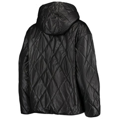 MSX by Michael Strahan Women's Charlotte Full-Zip Hoodie Puffer Jacket - Las Vegas Raiders