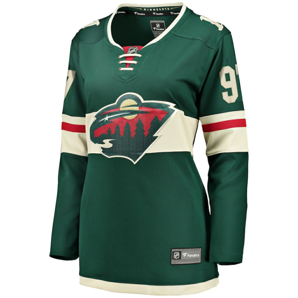 NHL Green Kirill Kaprizov Minnesota Wild Fanatics Women's Home Breakaway Replica Jersey